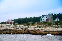 Whitehead Light Protects Mariners from the Rocky Shore